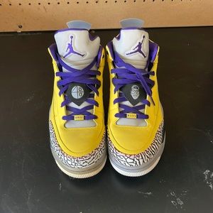 Nike Men’s Air Jordan Son of Mars 580603 708 Tour Yellow Sneakers Sz 10.5